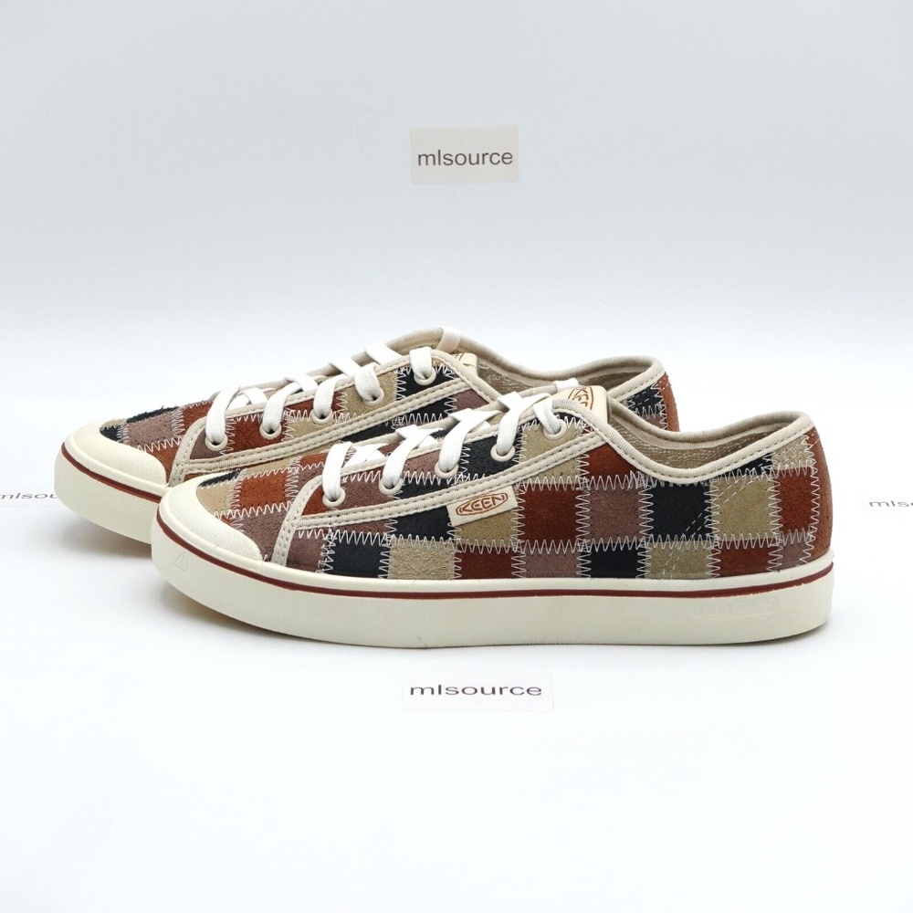 Keen Women's Plaid Low-Top Sneakers in Black, Tan, Rust